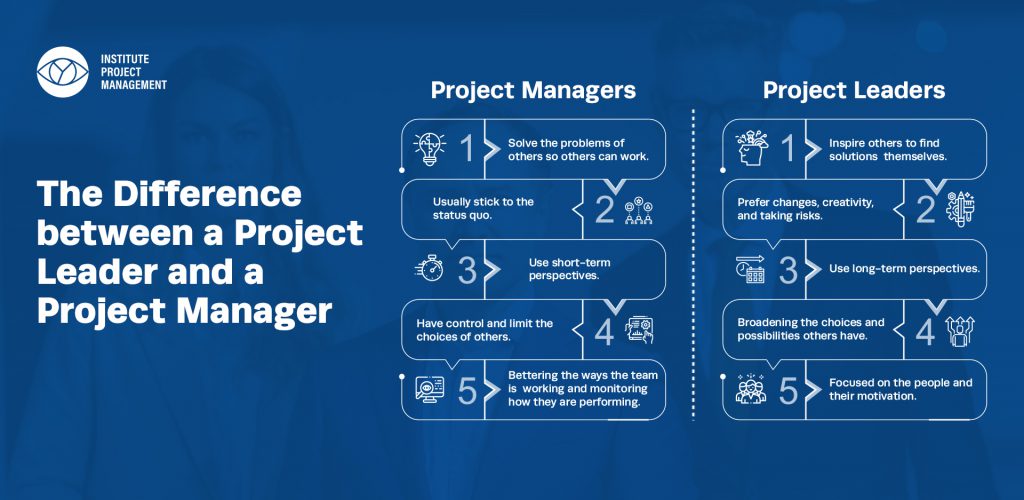 La diferencia entre un jefe de proyecto y un gestor de proyecto
