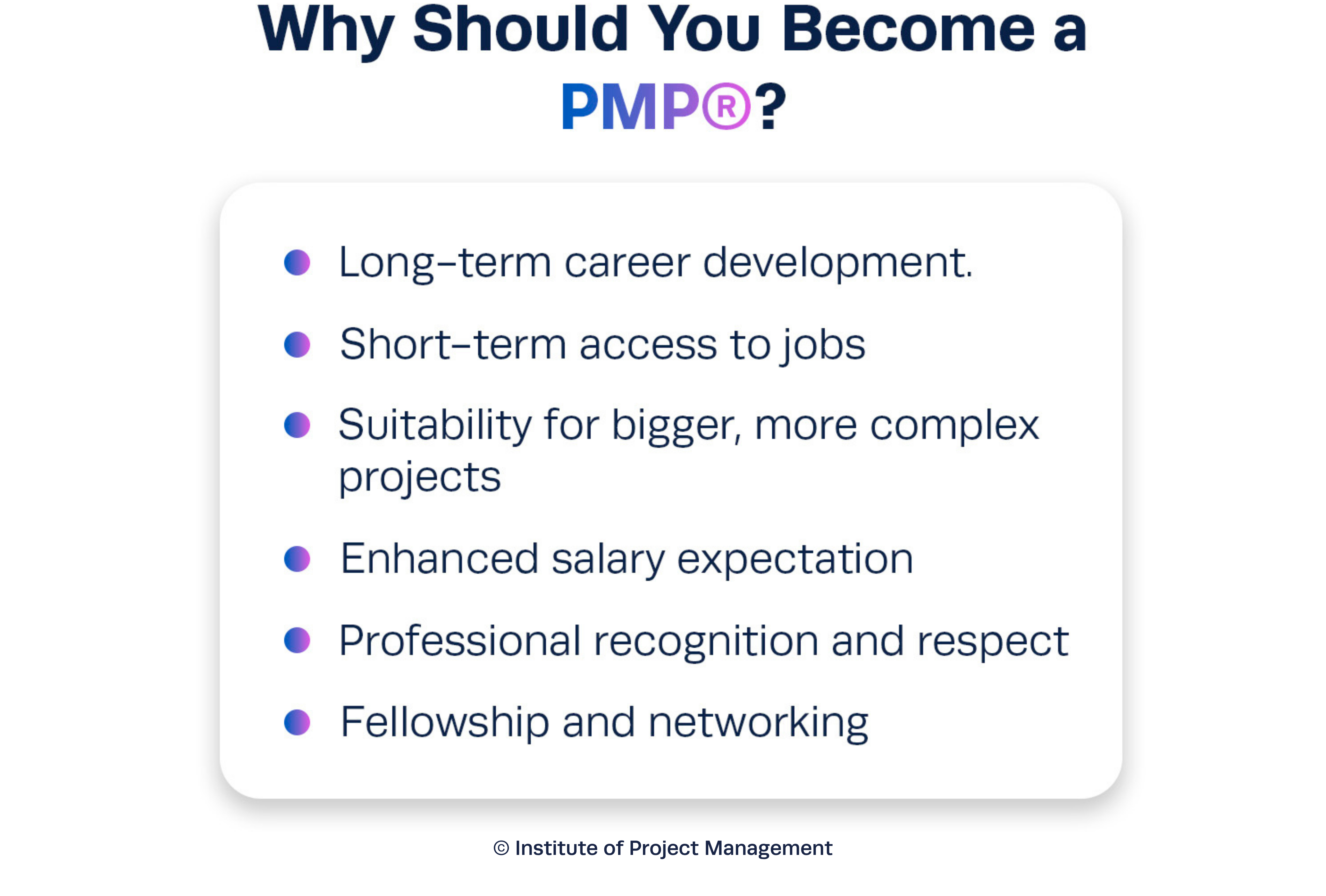 Why Should You Become a PMP?