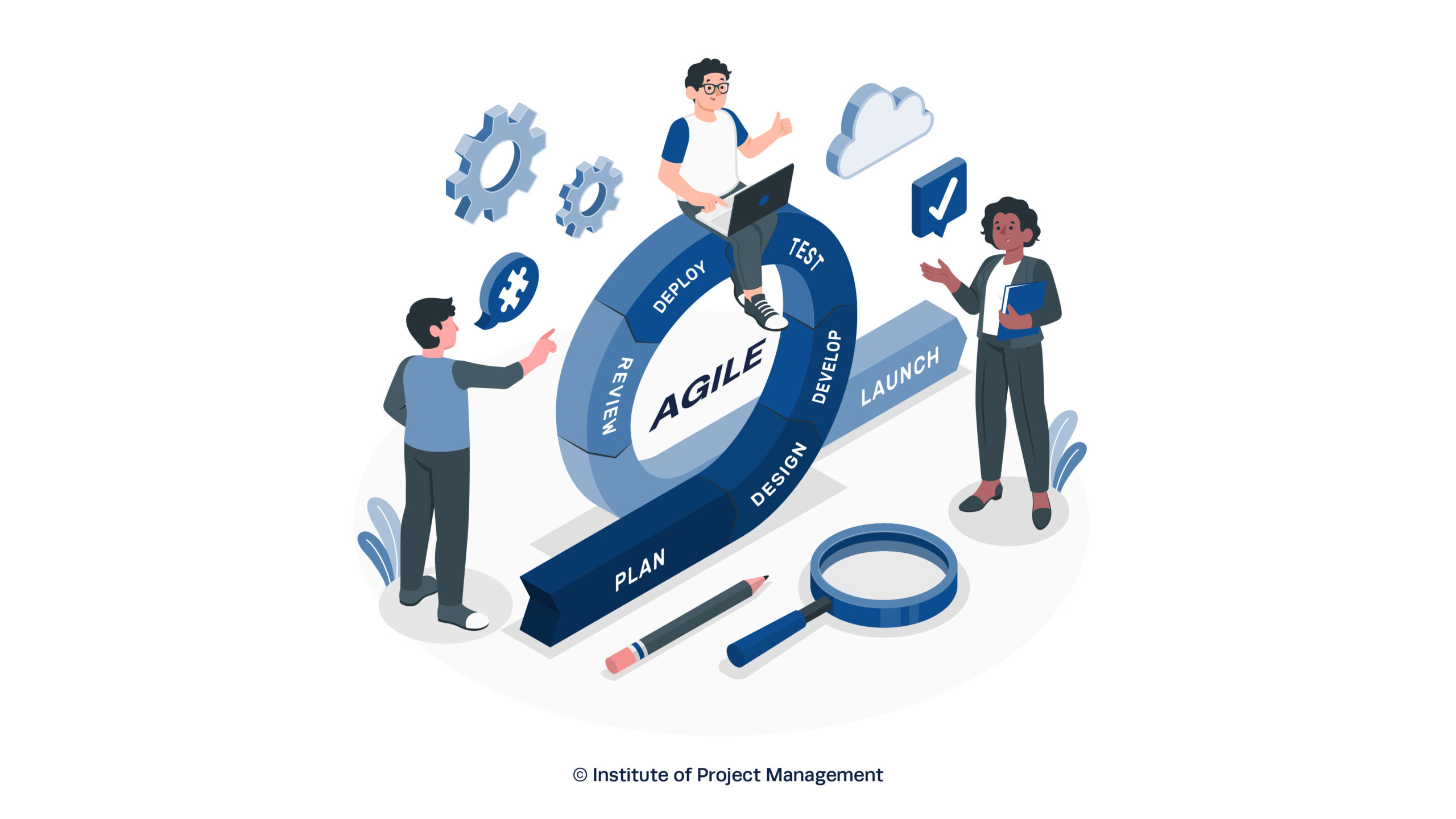 Agile Project Management Illustration