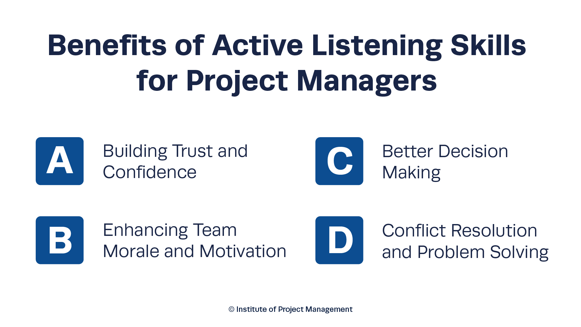 Benefits of Active Listening Skills for Project Managers