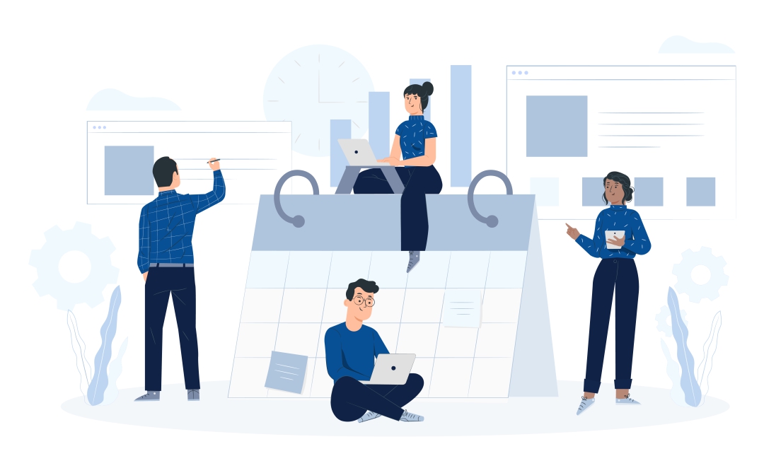 Project Management Illustration