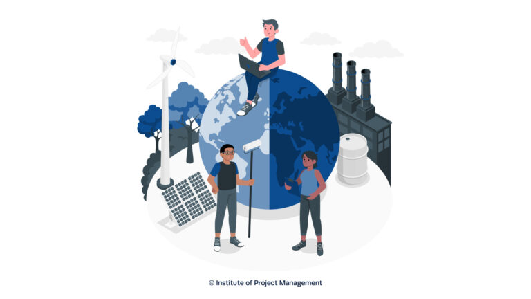 Sustainability in Project Management Illustration