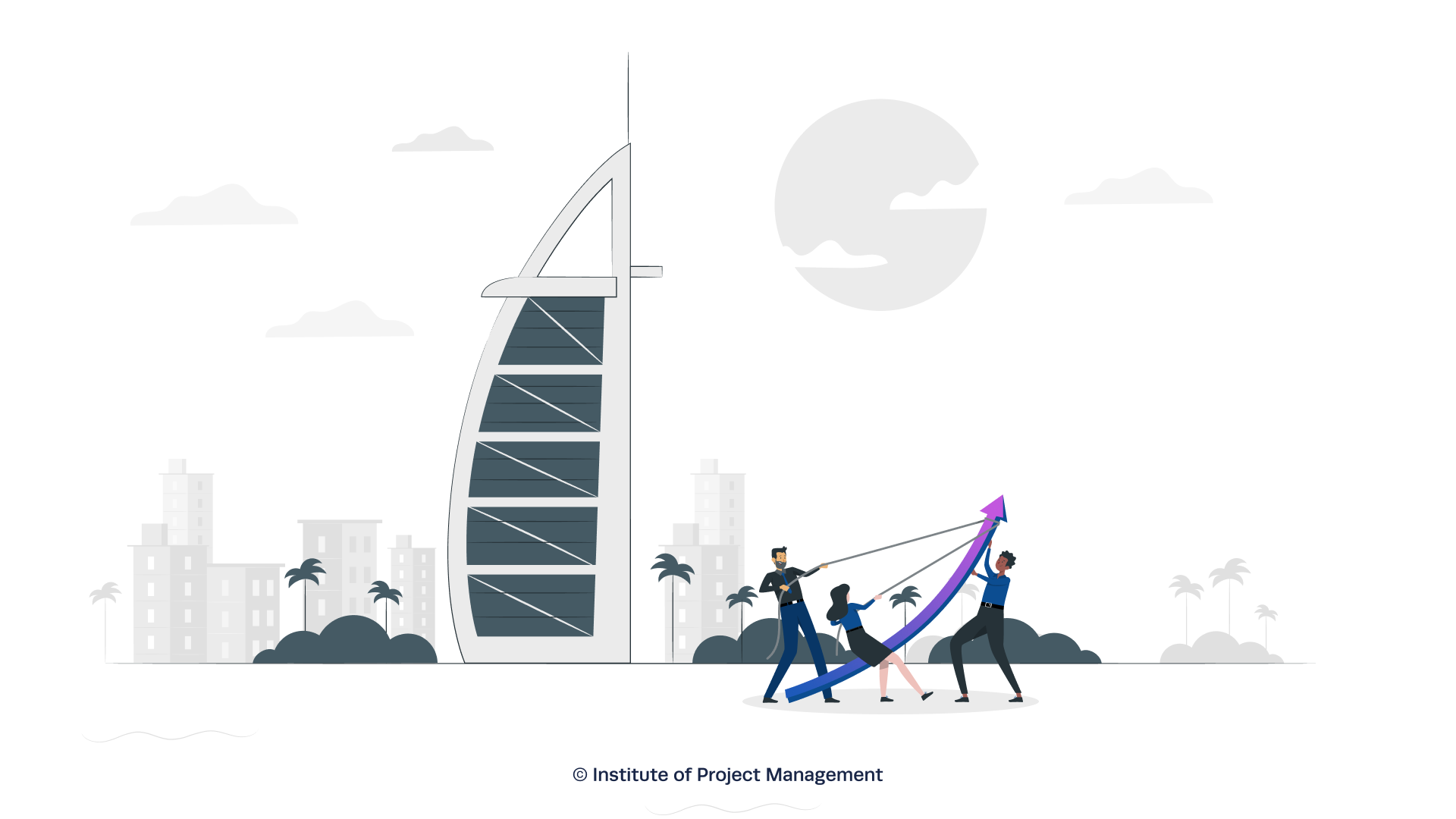 Project Management Courses Dubai Illustration